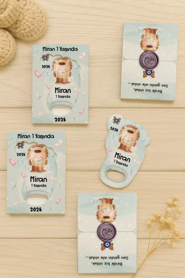 Mühürlü Ayak İzi Magnet | Bebek Hediyelikleri