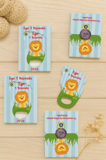 Mühürlü Ayak İzi Magnet | Bebek Hediyelikleri