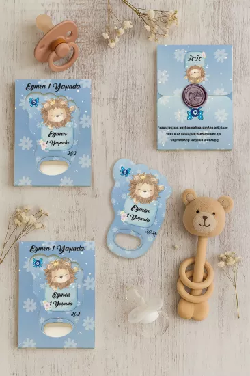 Mühürlü Ayak İzi Magnet | Bebek Hediyelikleri