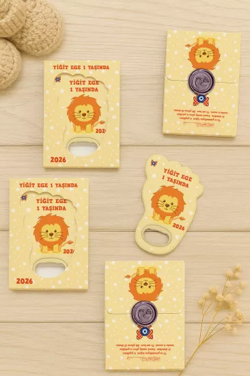 Mühürlü Ayak İzi Magnet | Bebek Hediyelikleri