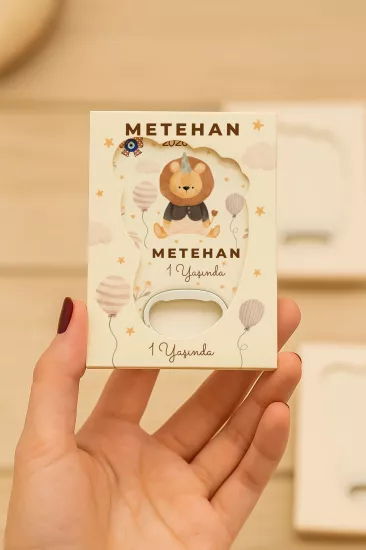 Mühürlü Ayak İzi Magnet | Bebek Hediyelikleri