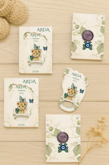 Mühürlü Ayak İzi Magnet | Bebek Hediyelikleri