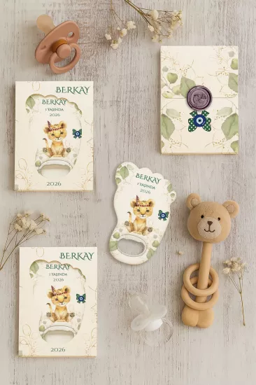 Mühürlü Ayak İzi Magnet | Bebek Hediyelikleri