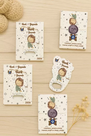 Mühürlü Ayak İzi Magnet | Bebek Hediyelikleri