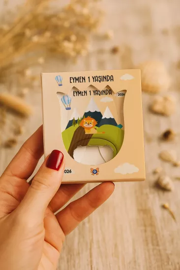 Mühürlü Kutulu Lale Açacak Magnet Hediyelik