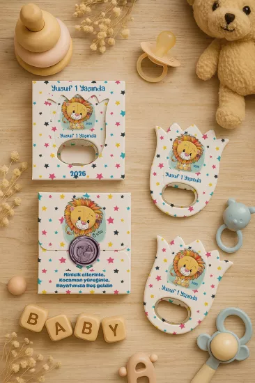 Mühürlü Kutulu Lale Açacak Magnet Hediyelik