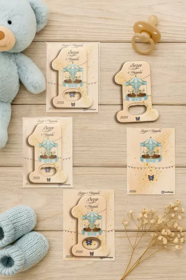 Kişiye Özel 1 Yaş Açacak Magnet