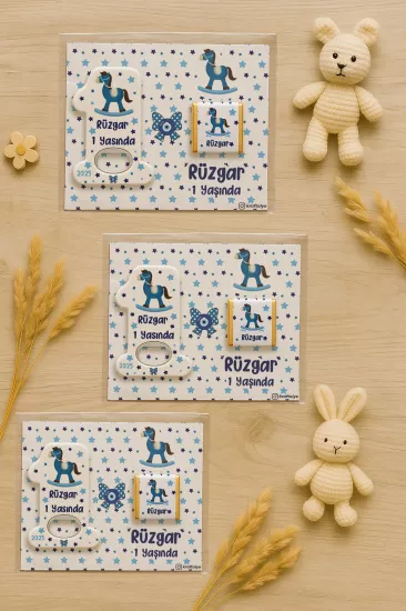 1 Yaş Açacak Magnet ve Madlen Çikolata | Bebek Hediyesi