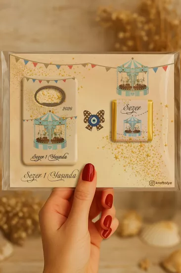 Çikolatalı Açacak Magnet – Bebek Hediyesi Magnet