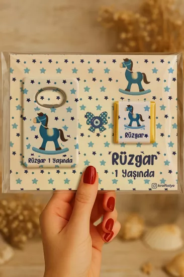 Çikolatalı Açacak Magnet – Bebek Hediyesi Magnet
