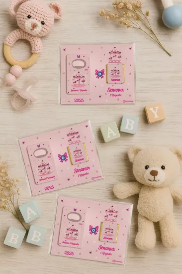 Çikolatalı Açacak Magnet – Bebek Hediyesi Magnet