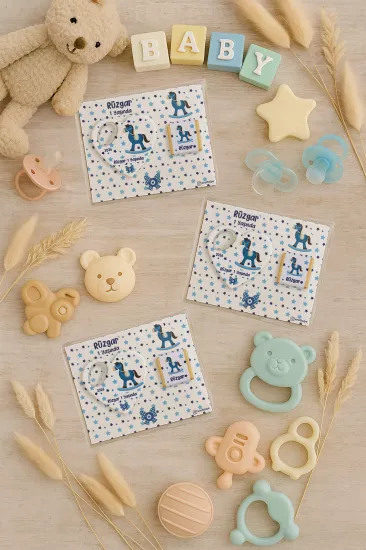 Çikolatalı Kalp Açacak Magnet | Yeni Doğan, Doğum Günü, Baby Shower Hediyesi