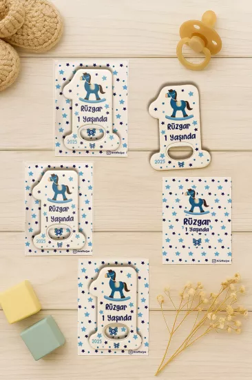 Kişiye Özel 1 Yaş Açacak Magnet