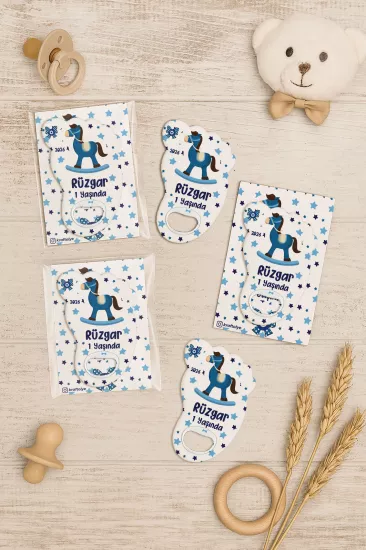Kartlı Ayak İzi Açacak Magnet|Bebek Hediyelikleri