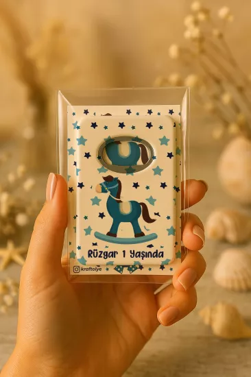 Kartlı Açacak Magnet | Bebek ve Baby Shower Hediyesi