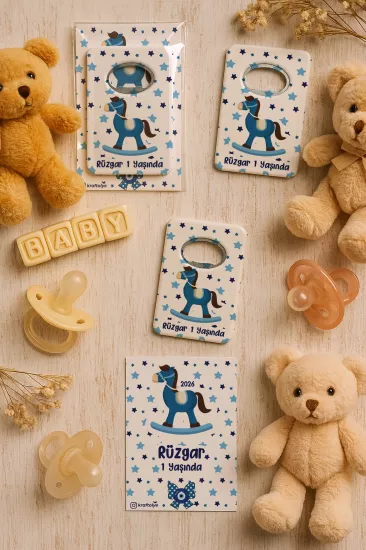 Kartlı Açacak Magnet | Bebek ve Baby Shower Hediyesi