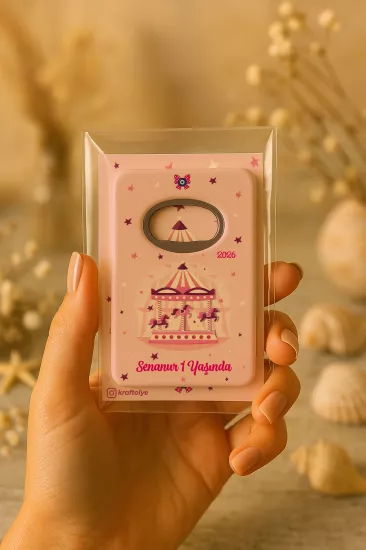 Kartlı Açacak Magnet | Bebek ve Baby Shower Hediyesi