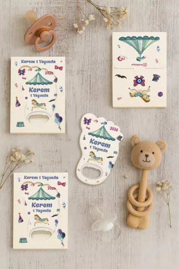 Ayak İzi Açacak Magnet | Bebek Hediyelikleri