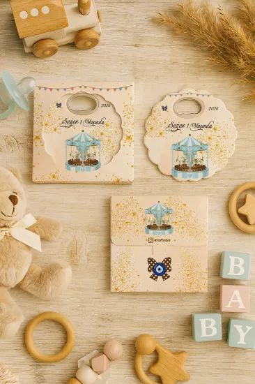 Kutulu Papatya Bardak Altlığı Açacak Magnet