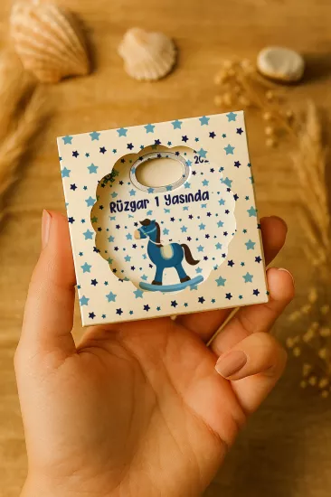 Kutulu Papatya Bardak Altlığı Açacak Magnet