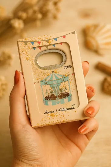 Mühürlü Açacak Magnet – Bebek Hediyesi