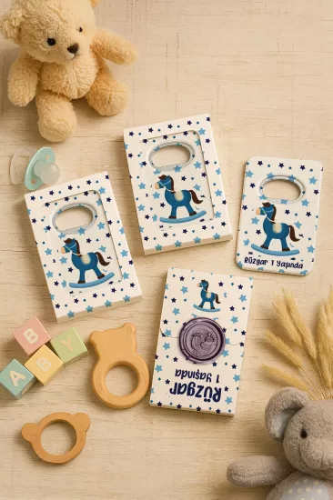 Mühürlü Açacak Magnet – Bebek Hediyesi
