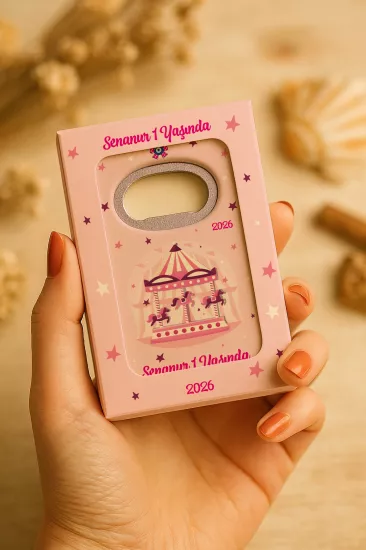 Mühürlü Açacak Magnet – Bebek Hediyesi