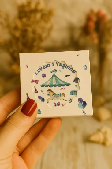 Kişiye Özel Mühürlü Kutulu Kapak Açacak Magnet