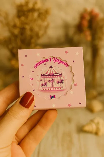 Kişiye Özel Mühürlü Kutulu Kapak Açacak Magnet