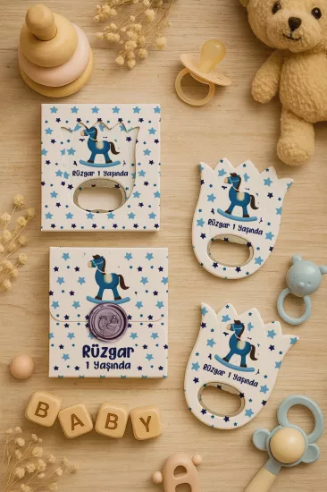 Mühürlü Kutulu Lale Açacak Magnet Hediyelik
