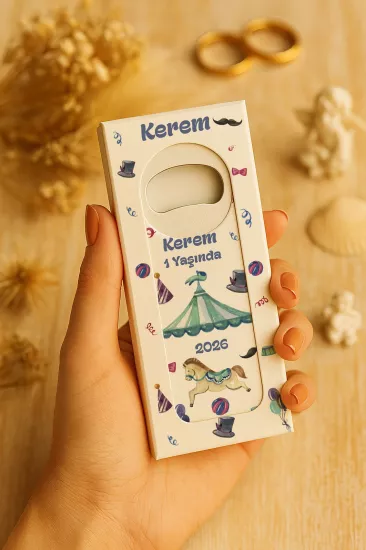 Mühürlü Kutulu Uzun Açacak Magnet