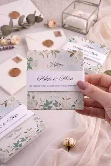 Düğün & Nişan Hediyelik Taş Bardak Altlığı