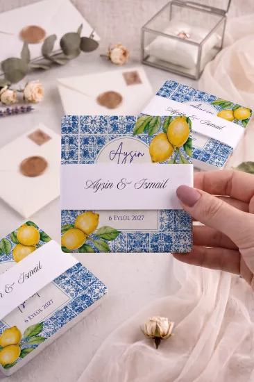 Düğün & Nişan Hediyelik Taş Bardak Altlığı