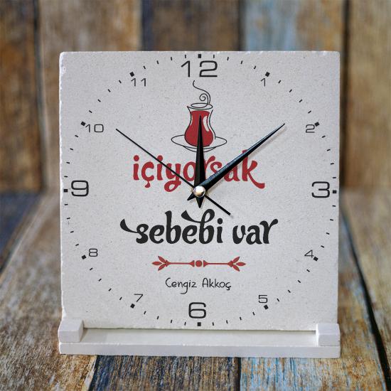Hediye Doğal Taş Saat