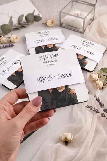 Ahşap Bardak Altlığı | Nikah ve Nişan Hediyesi