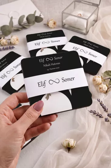 Ahşap Bardak Altlığı | Nikah ve Nişan Hediyesi