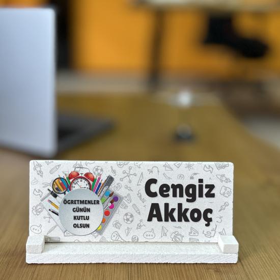 Kişiye Özel Hediye Doğal Taş İsimlik