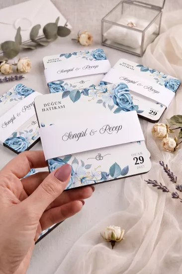 Ahşap Bardak Altlığı | Nikah ve Nişan Hediyesi
