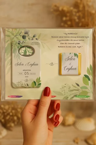 Kişiye Özel Çikolatalı Açacak Magnet – Söz, Kına, Nişan, Nikah, Düğün Hediyeliği