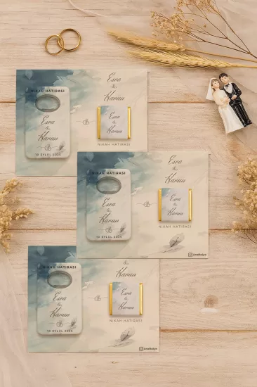 Kişiye Özel Çikolatalı Açacak Magnet – Söz, Kına, Nişan, Nikah, Düğün Hediyeliği