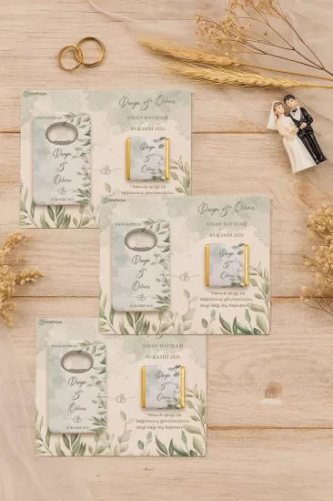 Kişiye Özel Çikolatalı Açacak Magnet – Söz, Kına, Nişan, Nikah, Düğün Hediyeliği