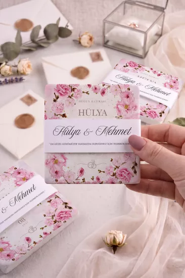Düğün & Nişan Hediyelik Taş Bardak Altlığı