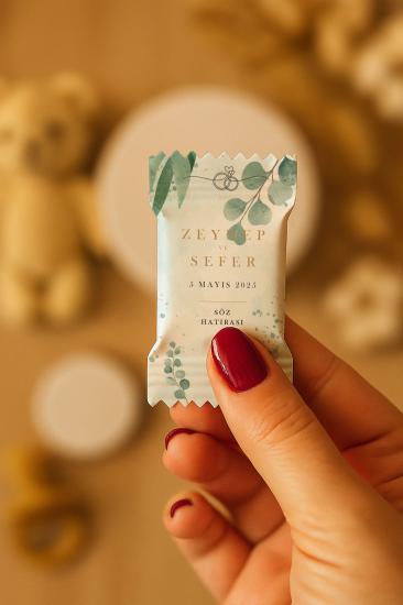 Metal Kutulu Sütlü Madlen Çikolata – Kişiye Özel Söz, Kına & Düğün Hediyesi