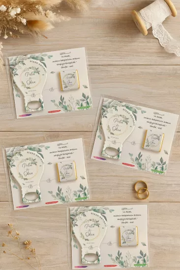 Çikolatalı Balon Açacak Magnet – Söz, Nişan, Kına, Nikah, Düğün Hediyesi