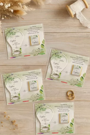 Çikolatalı Balon Açacak Magnet – Söz, Nişan, Kına, Nikah, Düğün Hediyesi