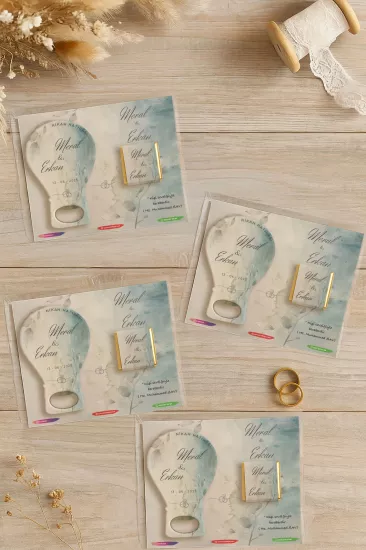 Çikolatalı Balon Açacak Magnet – Söz, Nişan, Kına, Nikah, Düğün Hediyesi