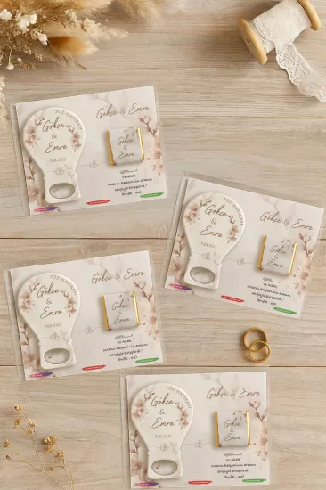 Çikolatalı Balon Açacak Magnet – Söz, Nişan, Kına, Nikah, Düğün Hediyesi