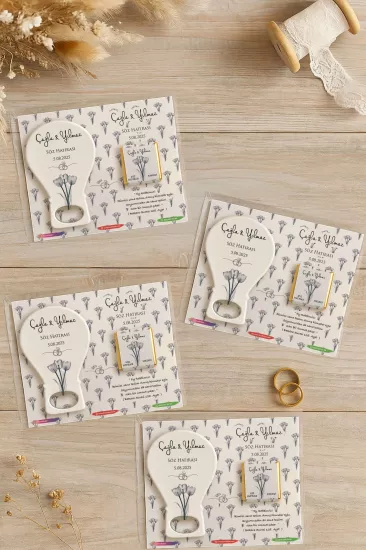 Çikolatalı Balon Açacak Magnet – Söz, Nişan, Kına, Nikah, Düğün Hediyesi