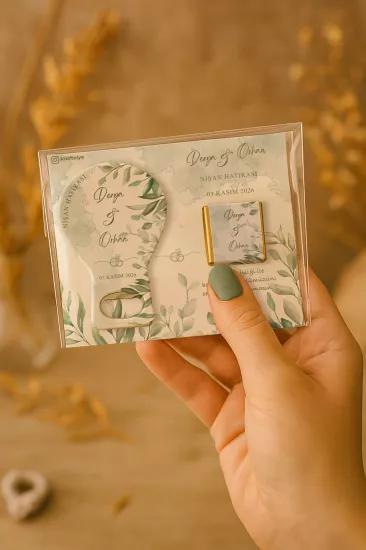 Çikolatalı Balon Açacak Magnet – Söz, Nişan, Kına, Nikah, Düğün Hediyesi