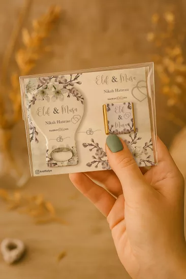 Çikolatalı Balon Açacak Magnet – Söz, Nişan, Kına, Nikah, Düğün Hediyesi